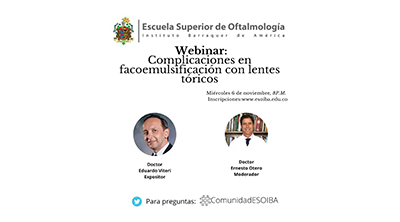 Complicaciones en Facoemulsificación con Lentes Tóricos